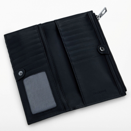 Portofel de dama, Desigual, seria Snake Patch Pia, Negru [1]