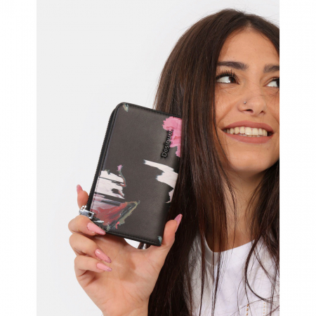 Portofele - Portofel de dama, Desigual, seria Spry EMMA2.0, Negru