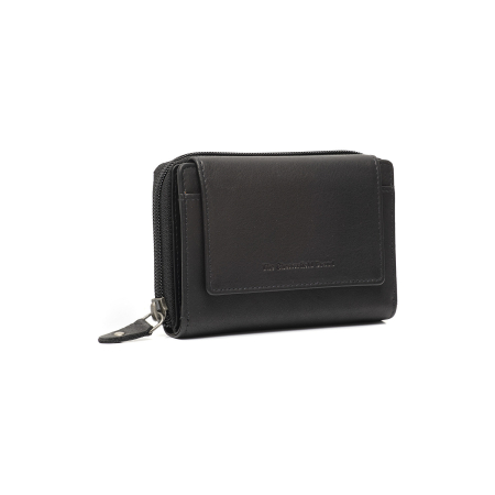 Portofele - Portofel de dama, din piele naturala cu protectie RFID, The Chesterfield Brand, Orveta - Negru
