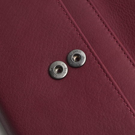 Portofel de dama, din piele naturala cu protectie RFID, The Chesterfield Brand, Orveta - Visiniu [7]