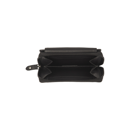 Portofel de dama, din piele naturala cu protectie RFID, The Chesterfield Brand, Orveta - Negru [2]