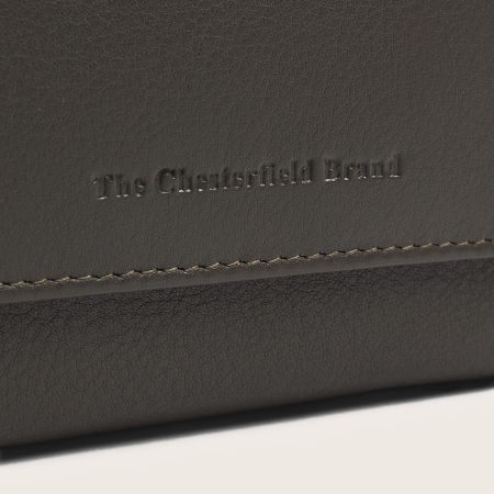 Portofel de dama, din piele naturala cu protectie RFID, The Chesterfield Brand, Orveta - Gri argilos [8]