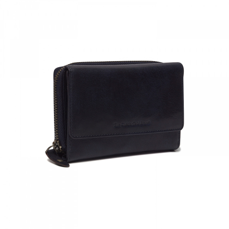 Portofele - Portofel de dama din piele naturala cu protectie RFID, The Chesterfield Brand, Rhodos, Bleumarin