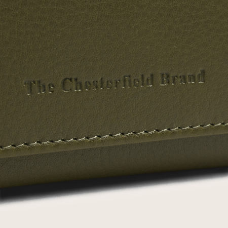Portofel de dama, din piele naturala cu protectie RFID, The Chesterfield Brand, Zelan - Verde olive [9]