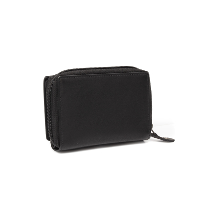 Portofel de dama, din piele naturala cu protectie RFID, The Chesterfield Brand, Zelan - Negru [5]
