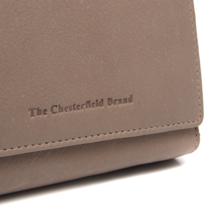 Portofel de dama, din piele naturala cu protectie RFID, The Chesterfield Brand, Zelan - Taupe [4]