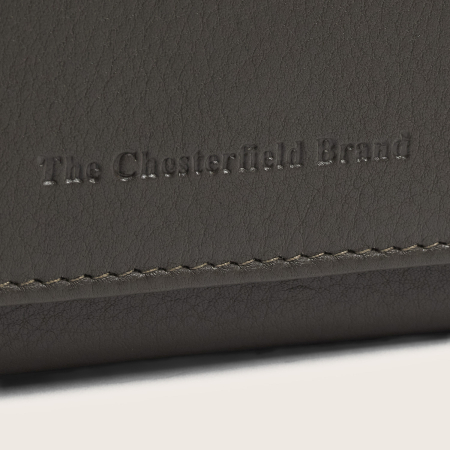 Portofel de dama, din piele naturala cu protectie RFID, The Chesterfield Brand, Zelan - Gri argila [9]