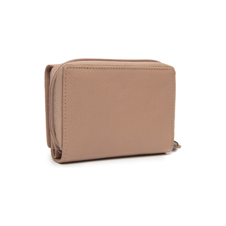 Portofel de dama, din piele naturala cu protectie RFID, The Chesterfield Brand, Zelan - Bej [6]