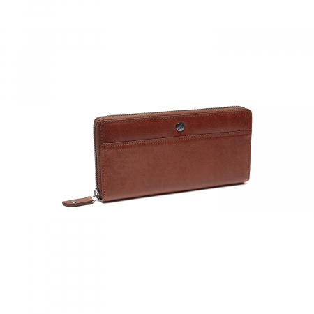 Portofele - Portofel din piele naturala The Chesterfield Brand, cu protectie anti scanare RFID, Livorno, Maro coniac