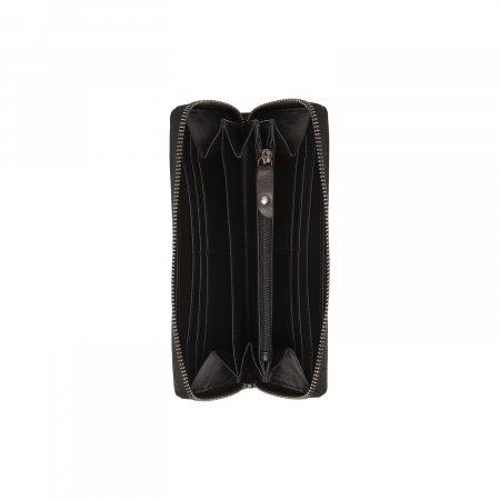 Portofel din piele naturala The Chesterfield Brand, cu protectie anti scanare RFID, Livorno, Negru [2]
