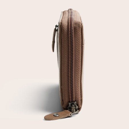 Portofel din piele naturala The Chesterfield Brand, cu protectie anti scanare RFID, Mirelle - Taupe deschis [2]
