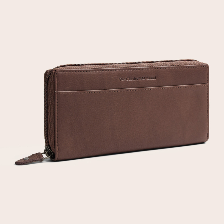 Dama - Portofel din piele naturala The Chesterfield Brand, cu protectie anti scanare RFID, Mirelle - Taupe inchis