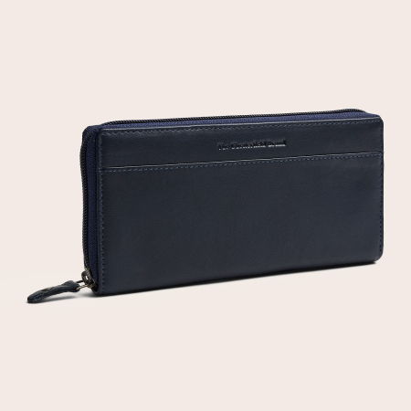 Dama - Portofel din piele naturala The Chesterfield Brand, cu protectie anti scanare RFID, Mirelle - Bleumarin