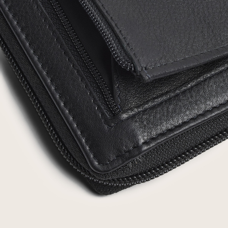 Portofel din piele naturala The Chesterfield Brand, cu protectie anti scanare RFID, Mirelle - Negru [4]