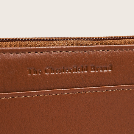 Portofel din piele naturala The Chesterfield Brand, cu protectie anti scanare RFID, Mirelle - Maro coniac [8]
