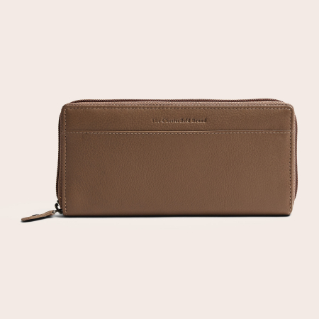 Portofel din piele naturala The Chesterfield Brand, cu protectie anti scanare RFID, Mirelle - Taupe deschis [1]