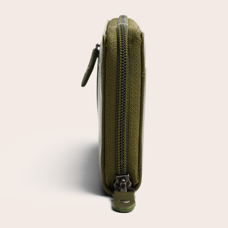 Portofel din piele naturala The Chesterfield Brand, cu protectie anti scanare RFID, Mirelle - Verde olive [2]