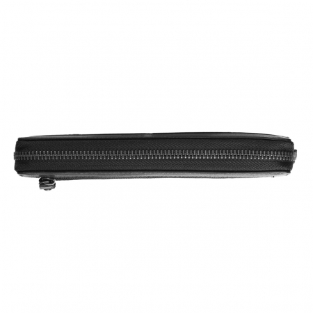 Portofel din piele naturala The Chesterfield Brand, cu protectie anti scanare RFID, Havana, Negru [5]
