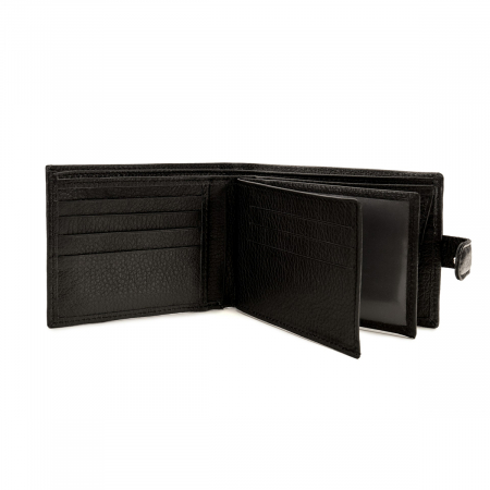 Portofel din piele pentru barbati, negru S106 [3]