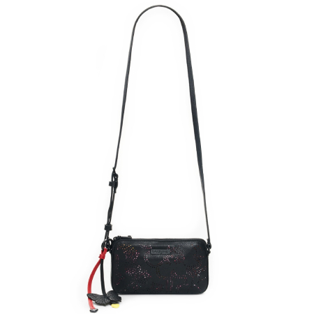 Portofel/gentuta, 2 in 1, de dimensiune mica, Desigual, Mini Butterfly , Negru [5]