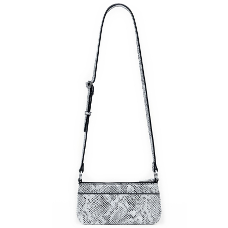 Portofel/gentuta, 2 in 1, de dimensiune mica, Desigual, Mini Snake, Alb [8]