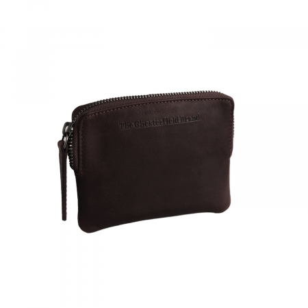 Portofele - Portofel multifunctional The Chesterfield Brand, cu protectie anti scanare RFID, din piele naturala, Nina, Maro inchis