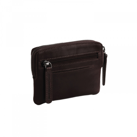 Portofel multifunctional The Chesterfield Brand, cu protectie anti scanare RFID, din piele naturala, Nina, Maro inchis [4]