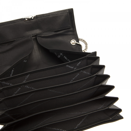 Portofel ospatar, piele naturala, The Chesterfield Brand, Elba, Negru [1]