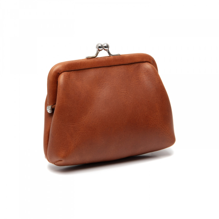 Portofel pentru monede,bani,carduri,chei, The Chesterfield Brand, din piele naturala, Nera, Maro coniac [6]