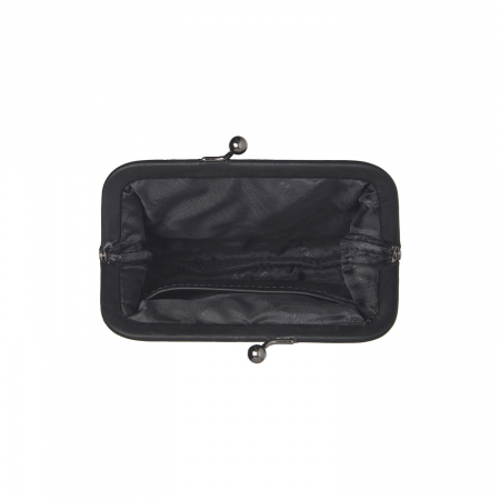 Portofel pentru monede,bani,carduri,chei, The Chesterfield Brand, din piele naturala, Nera, Negru [3]