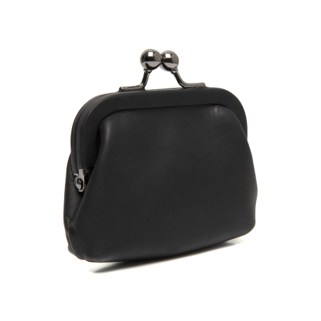 Portofel pentru monede,bani,carduri,chei, The Chesterfield Brand, din piele naturala, Calvia, Negru [5]