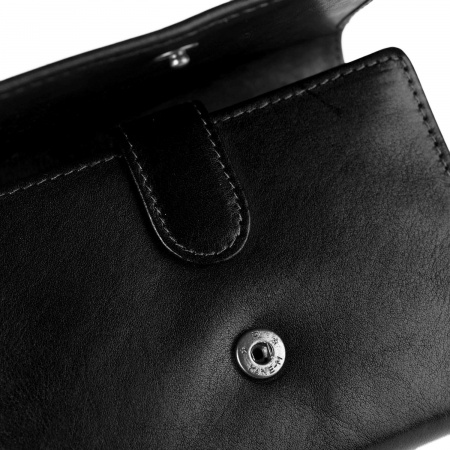 Portofel The Chesterfield Brand, cu protectie anti scanare RFID, din piele naturala, Avery, Negru [3]