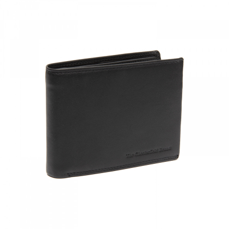 Barbati - Portofel The Chesterfield Brand, cu protectie anti scanare RFID, din piele naturala, Hendrick, Negru