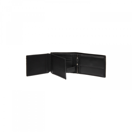 Portofel The Chesterfield Brand, cu protectie anti scanare RFID, din piele naturala, Hendrick, Negru [2]