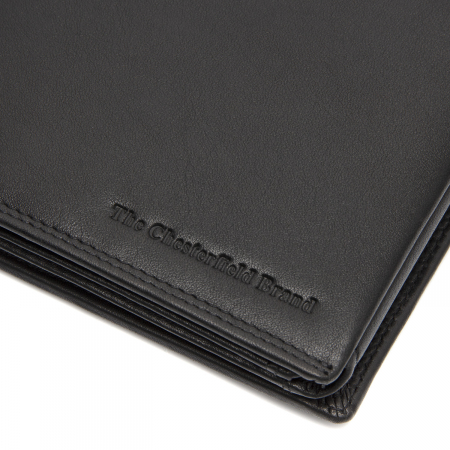 Portofel The Chesterfield Brand, cu protectie anti scanare RFID, din piele naturala, Hendrick, Negru [1]