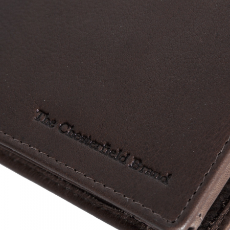 Portofel The Chesterfield Brand, cu protectie anti scanare RFID, din piele naturala, Marion, Maro inchis [3]
