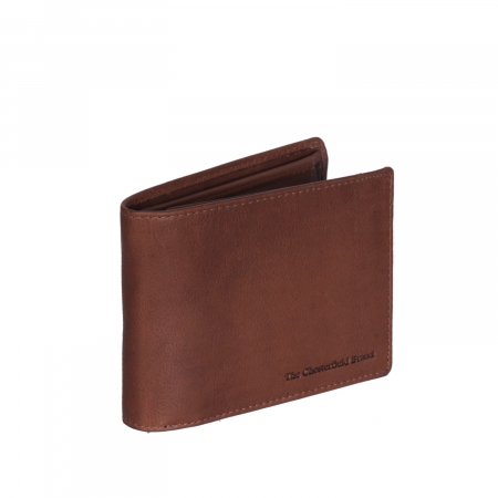 Portofel The Chesterfield Brand, cu protectie anti scanare RFID, din piele naturala, Marion, Maro coniac