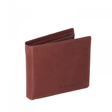 Portofele - Portofel The Chesterfield Brand, cu protectie anti scanare RFID, din piele naturala, Ralph, Maro coniac