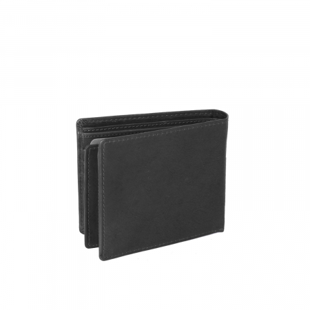 Portofel The Chesterfield Brand, cu protectie anti scanare RFID, din piele naturala, Ralph, Negru [5]