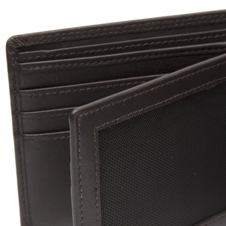 Portofel de barbati, The Chesterfield Brand, cu protectie anti scanare RFID, din piele naturala, Stephens, Maro inchis [2]