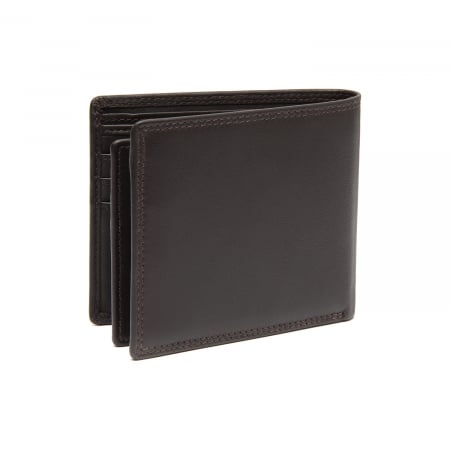 Portofel de barbati, The Chesterfield Brand, cu protectie anti scanare RFID, din piele naturala, Stephens, Maro inchis [5]