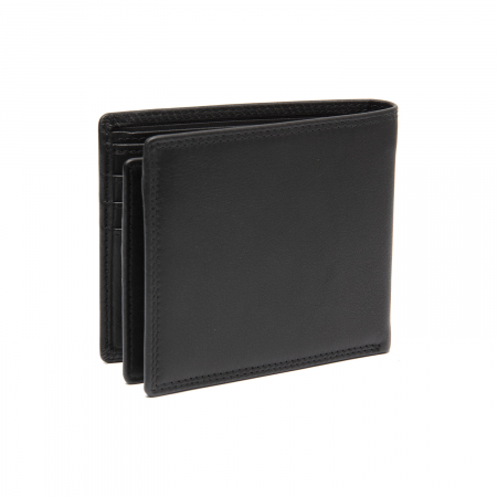 Portofel de barbati, The Chesterfield Brand, cu protectie anti scanare RFID, din piele naturala, Stephens, Negru [7]