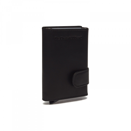 Portofele - Portofel unisex cu suport pentru carduri, din piele naturala, The Chesterfield Brand, Mannheim, cu protectie anti scanare RFID, Negru