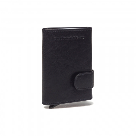 Portofele - Portofel unisex cu suport pentru carduri, din piele naturala, The Chesterfield Brand, Mannheim, cu protectie anti scanare RFID, Bleumarin