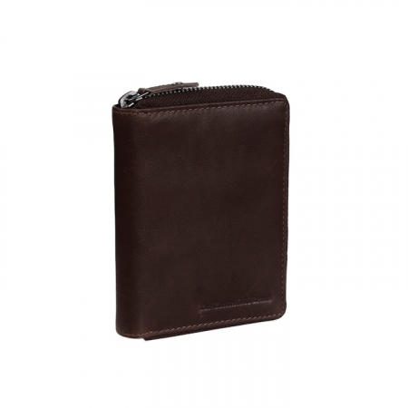 Portofele - Portofel unisex din piele naturala, The Chesterfield Brand, Merel, cu protectie anti scanare RFID, Maro inchis