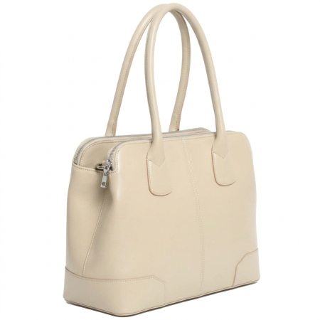 Posete - Poseta dama din piele naturala, model 233 Ruby, Bej