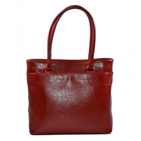 Poseta de dama din piele naturala, model 175, Bordo [2]