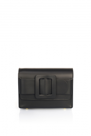 Poseta tip plic, Massimo Castelli, din piele naturala, model 7165, Negru