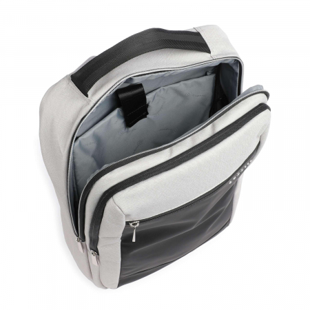 Rucsac barbati, bugatti, seria Sera pentru laptop si cu protectie RFID, Gri deschis / Negru [2]