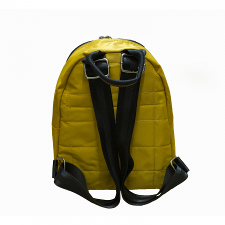 Rucsac dama din material textil, Gianni Conti, seria 3006933, Galben [3]